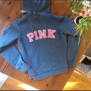 Blue hoodie sweatshirt PINK Victoria’s Secret